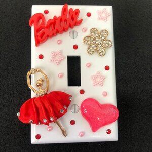 💕2/$25💕 Barbie Ballerina Light Switch Plate Cover Handcrafted